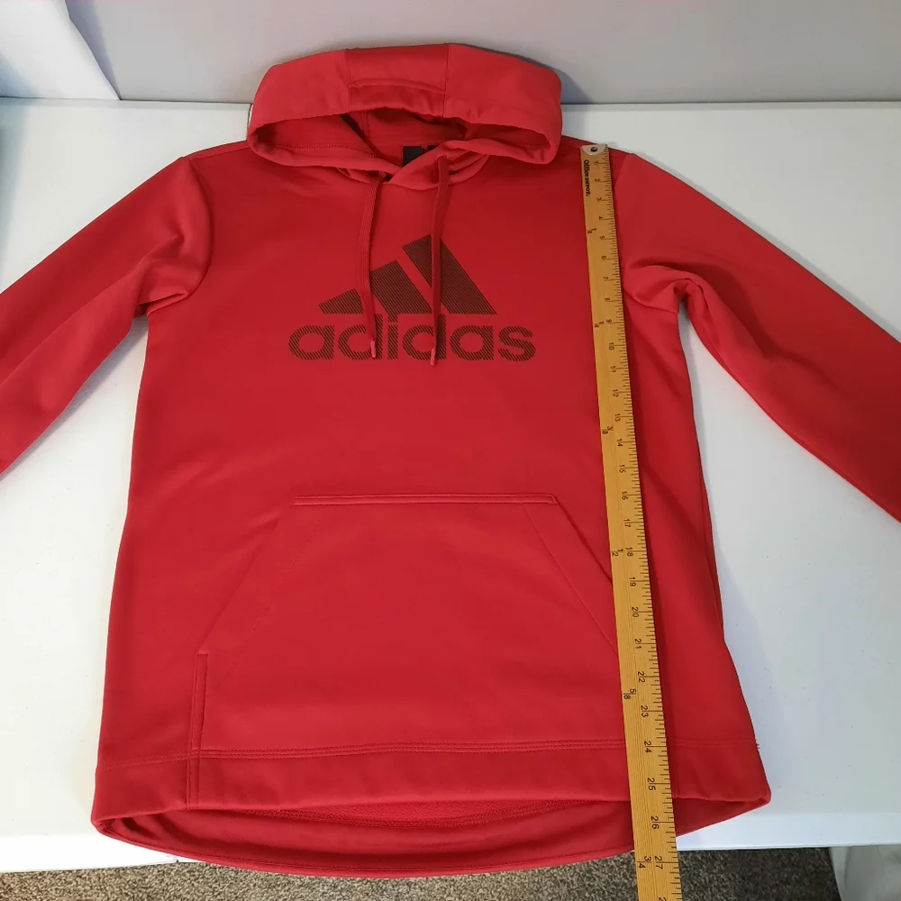 Adidas Men's Red Hoodie size Small